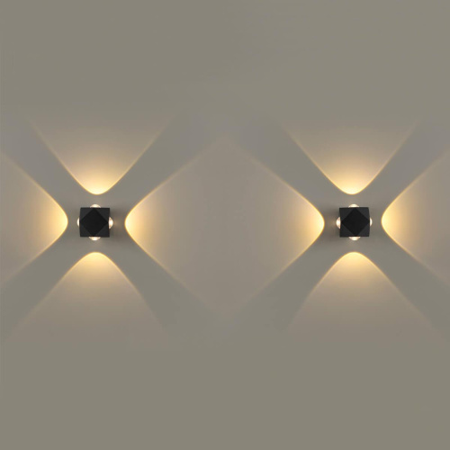 Уличный настенный светодиодный светильник Odeon Light Diamanta 4218/8WL Уличный настенный светодиодный светильник Odeon Light Diamanta 4218/8WL