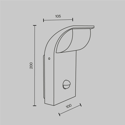 Настенный светильник (бра) Outdoor O446WL-L7GF3KSR Настенный светильник (бра) Outdoor O446WL-L7GF3KSR