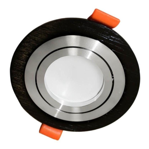 Встраиваемый светильник Lumina Deco Duka LDC 8062-JP-D90 BK+SL Встраиваемый светильник Lumina Deco Duka LDC 8062-JP-D90 BK+SL