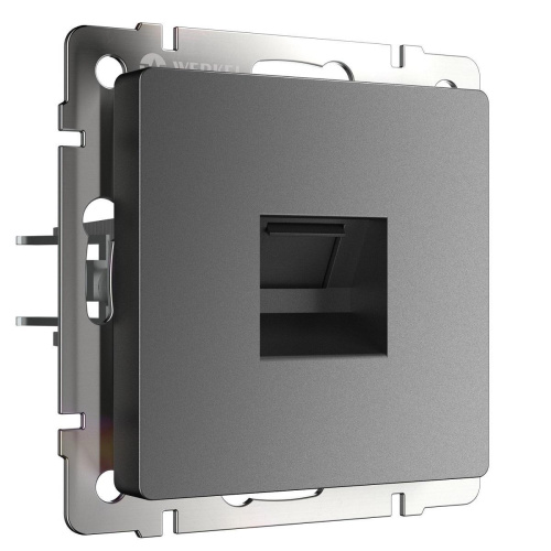 Розетка Ethernet RJ-45 Werkel графит W1181064 4690389194474 Розетка Ethernet RJ-45 Werkel графит W1181064 4690389194474
