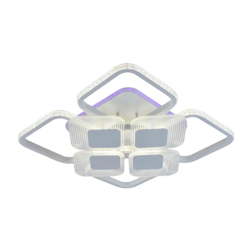 Потолочная светодиодная люстра Profit Light 5886/4+4A WHT Потолочная светодиодная люстра Profit Light 5886/4+4A WHT