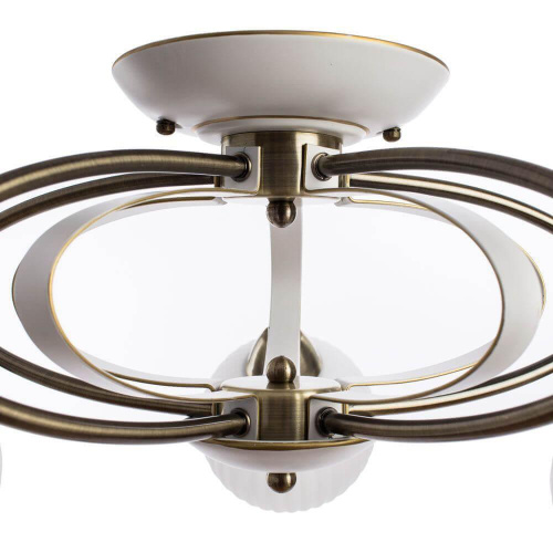 Потолочная люстра Arte Lamp Ellisse A6342PL-5WG Потолочная люстра Arte Lamp Ellisse A6342PL-5WG