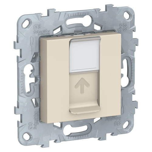 Розетка компьютерная RJ45 Schneider Electric Unica New Cat. 5е UTP NU541144 Розетка компьютерная RJ45 Schneider Electric Unica New Cat. 5е UTP NU541144