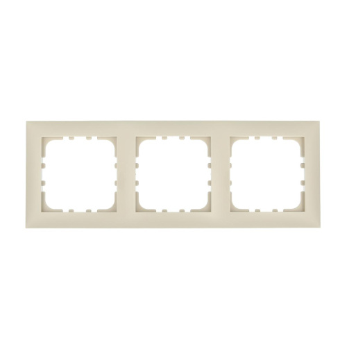 Рамка LK Studio 3-постовая (бежевый) LK60 864301-1 Рамка LK Studio 3-постовая (бежевый) LK60 864301-1