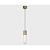 Подвесной светодиодный светильник Italline IT014-0204 gold