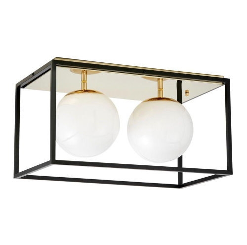Потолочная люстра Lumina Deco Maldini LDC 8060-2 F.GD+BK Потолочная люстра Lumina Deco Maldini LDC 8060-2 F.GD+BK