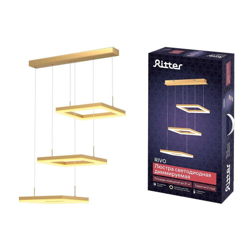 Потолочная люстра Ritter RIVO 52089 8 Потолочная люстра Ritter RIVO 52089 8