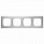 Рамка 4-постовая ABB Sky серебристый алюминий 2CLA857400A1301