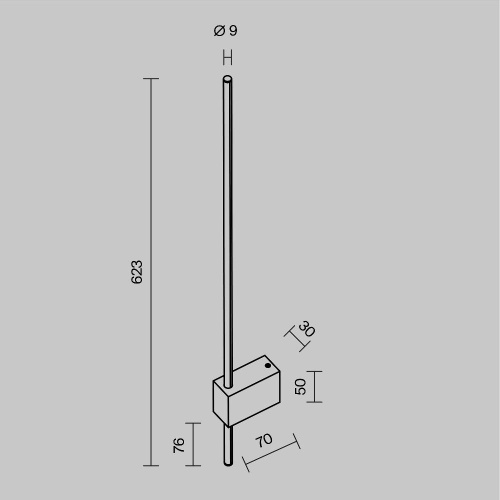 Настенный светильник (бра) Technical C070WL-L6W3K Настенный светильник (бра) Technical C070WL-L6W3K