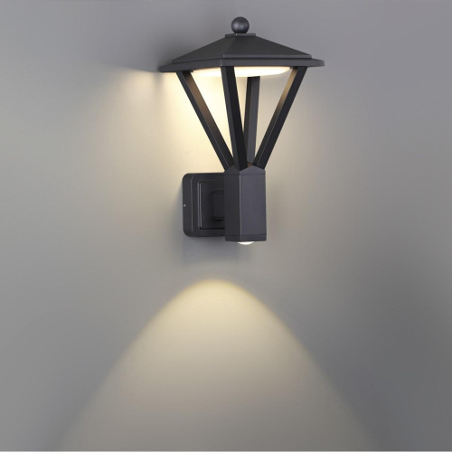 Уличный настенный светодиодный светильник Odeon Light Nature Bearitz 6655/15WL Уличный настенный светодиодный светильник Odeon Light Nature Bearitz 6655/15WL