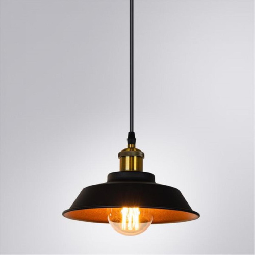 Подвесной светильник Arte Lamp Cappello A7038SP-1BK Подвесной светильник Arte Lamp Cappello A7038SP-1BK