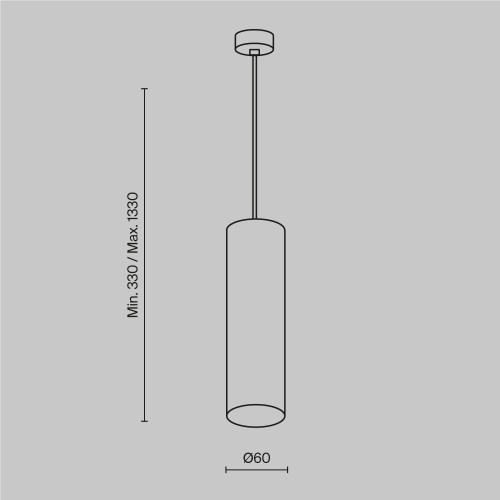 Подвесной светильник Maytoni Technical Focus P075PL-01W Подвесной светильник Maytoni Technical Focus P075PL-01W