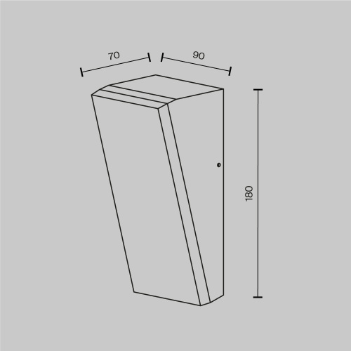 Настенный светильник (бра) Outdoor O436WL-L10GF3K1 Настенный светильник (бра) Outdoor O436WL-L10GF3K1