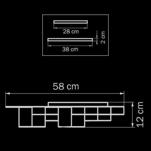 Потолочный светильник Lightstar Favo 750124 Потолочный светильник Lightstar Favo 750124