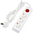 Удлинитель Uniel Ultra 3гн х 2м с/з S-GCU3-2B White UL-00010015