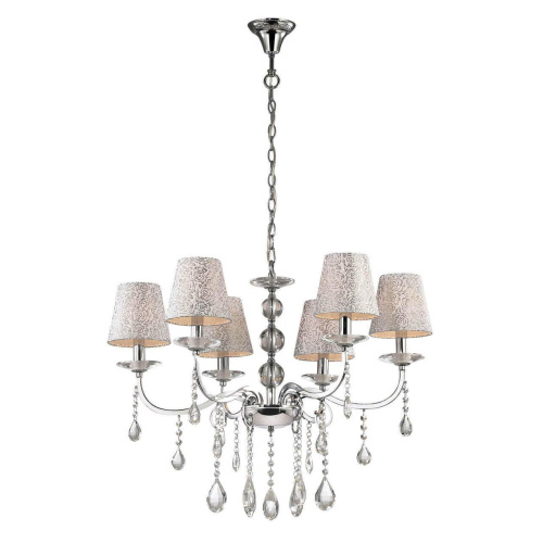 Подвесная люстра Ideal Lux Pantheon SP6 Argento 088051 Подвесная люстра Ideal Lux Pantheon SP6 Argento 088051