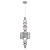Подвесной светильник Crystal Lux Prima SP1 A White-Gold/White