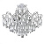 Потолочная люстра Crystal Lux Sevilia PL6 Silver