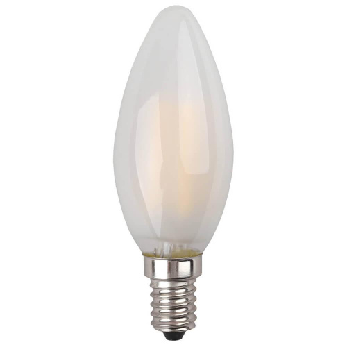 Лампа светодиодная филаментная ЭРА E14 5W 2700K матовая F-LED B35-5W-827-E14 frost Лампа светодиодная филаментная ЭРА E14 5W 2700K матовая F-LED B35-5W-827-E14 frost