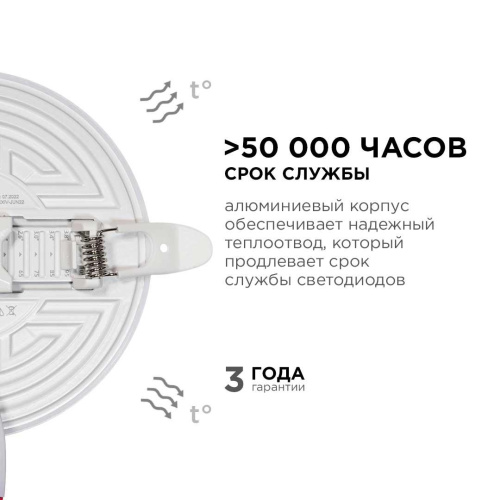 Светодиодная панель безрамочная Apeyron 06-103 Светодиодная панель безрамочная Apeyron 06-103