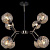 Подвесная люстра Illumico IL0268-8PSQ-79 BK AB