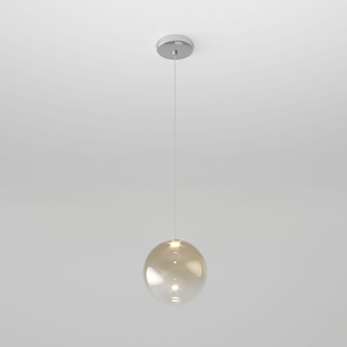 Подвесной светодиодный светильник Eurosvet Wonder 50231/1 Led янтарный Подвесной светодиодный светильник Eurosvet Wonder 50231/1 Led янтарный