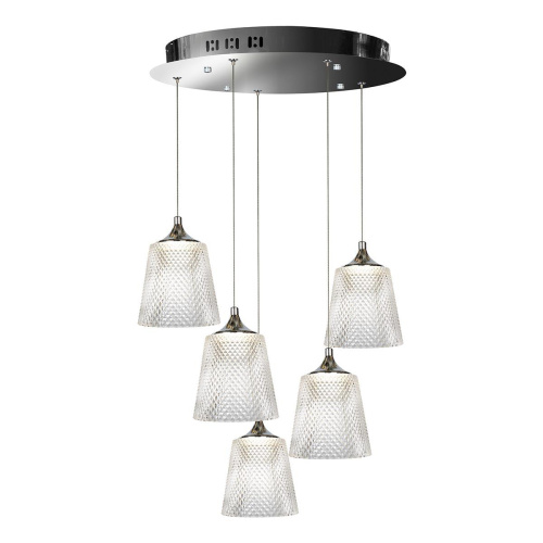 Подвесная светодиодная люстра iLedex Flora WD8007-5 CR Подвесная светодиодная люстра iLedex Flora WD8007-5 CR