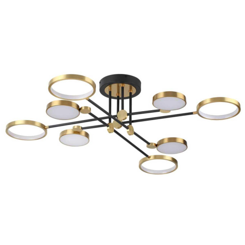 Потолочная светодиодная люстра Odeon Light Midcent Denzel 4320/75CL Потолочная светодиодная люстра Odeon Light Midcent Denzel 4320/75CL