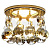 Встраиваемый светильник Ambrella light Crystal K2051C KF/G