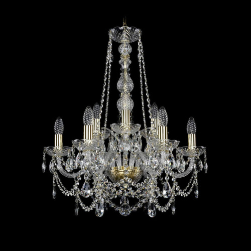 Подвесная люстра Bohemia Ivele 1411/6+3/195/h-66/G Подвесная люстра Bohemia Ivele 1411/6+3/195/h-66/G