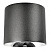 Потолочный светодиодный светильник Lumina Deco Tubi LDC 8057-20WCOB ZS-D150*H150 BK