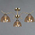 Светильник потолочный Illumico IL0733-3CSQ-25 AB AREZZO