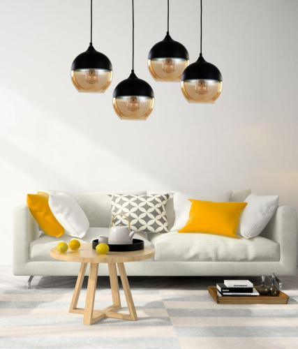 Подвесной светильник Lumina Deco Albion LDP 6805 BK+TEA Подвесной светильник Lumina Deco Albion LDP 6805 BK+TEA