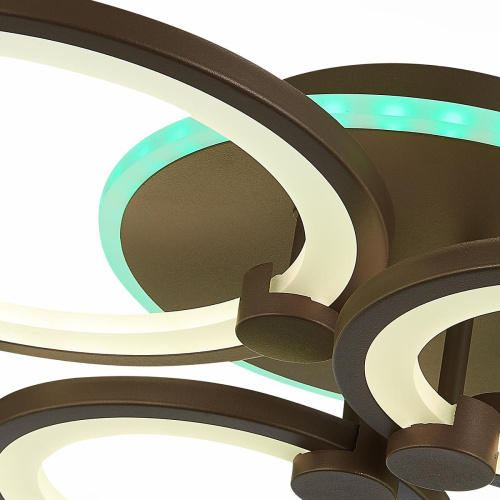 Потолочная светодиодная люстра Evoled Leto SLE200372-04RGB Потолочная светодиодная люстра Evoled Leto SLE200372-04RGB