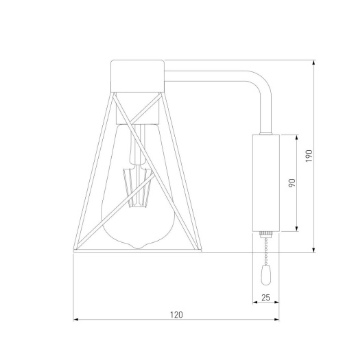 Бра Eurosvet Trappola 70107/1 белый Бра Eurosvet Trappola 70107/1 белый