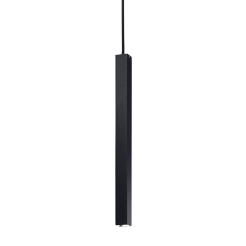 Подвесной светодиодный светильник Ideal Lux Ultrathin D040 Square Nero 194202 Подвесной светодиодный светильник Ideal Lux Ultrathin D040 Square Nero 194202