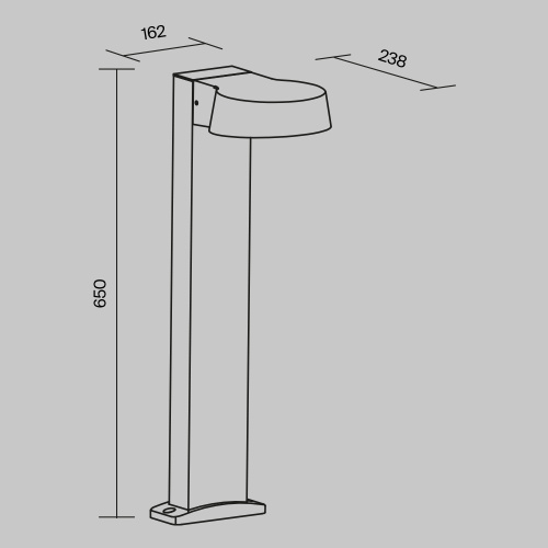 Ландшафтный светильник Outdoor O443FL-L12GF3K Ландшафтный светильник Outdoor O443FL-L12GF3K