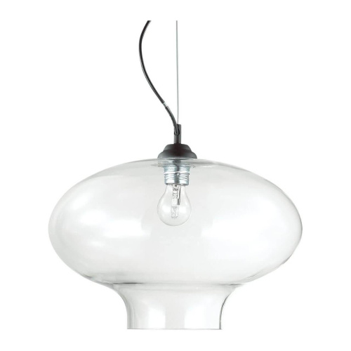 Подвесной светильник Ideal Lux Bistro SP1 Round Trasparente 120898 Подвесной светильник Ideal Lux Bistro SP1 Round Trasparente 120898