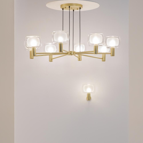 Подвесная люстра Maytoni Vision MOD411PL-08G Подвесная люстра Maytoni Vision MOD411PL-08G