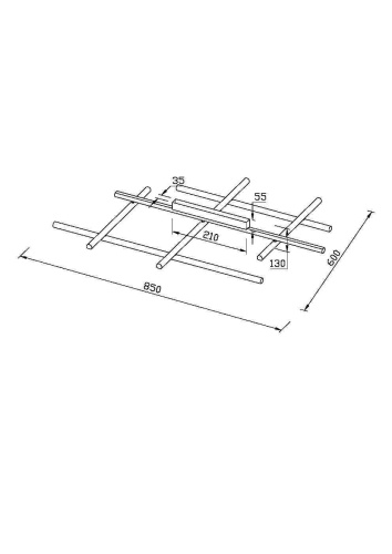 Потолочный светильник Maytoni MOD278CL-L50G3K Потолочный светильник Maytoni MOD278CL-L50G3K