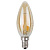 Лампа светодиодная филаментная ЭРА E14 7W 2700K золотая F-LED B35-7W-827-E14 gold