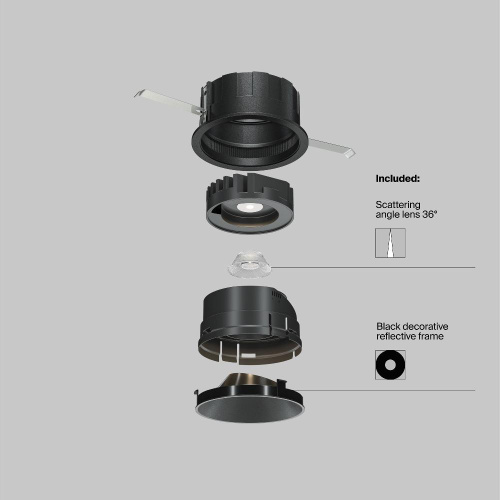 Встраиваемый светильник Technical DL057-10W3K-B Встраиваемый светильник Technical DL057-10W3K-B