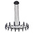 Подвесная светодиодная люстра Arte Lamp Empire A2482SP-32BK