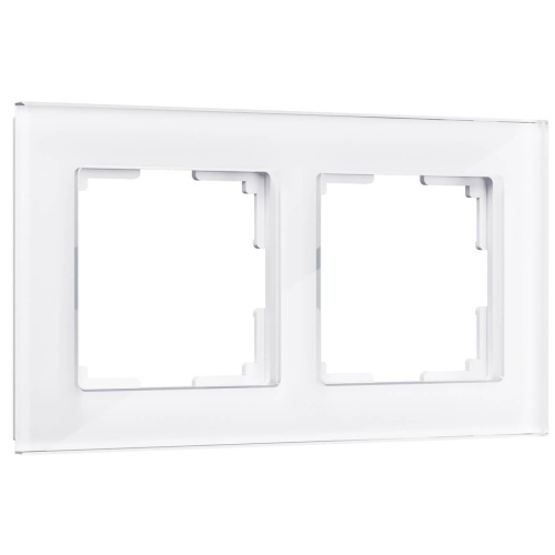 Рамка на 2 поста Werkel Favorit белый W0021101 4690389159565 Рамка на 2 поста Werkel Favorit белый W0021101 4690389159565