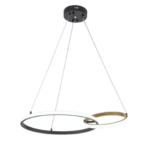 Подвесной светодиодный светильник Escada Relation 10230/2LED Black/Gold Подвесной светодиодный светильник Escada Relation 10230/2LED Black/Gold