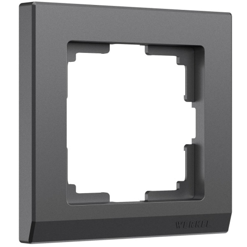 Рамка Werkel Stark на 1 пост графит W0011864 4690389194498 Рамка Werkel Stark на 1 пост графит W0011864 4690389194498