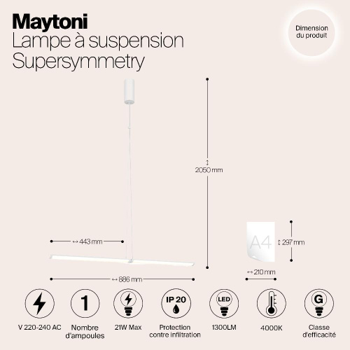 Подвесной светильник Maytoni P096PL-L11WK1 Подвесной светильник Maytoni P096PL-L11WK1