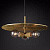 Люстра Rh Utilitaire Disk Triple Pendant Brass By Imperiumloft