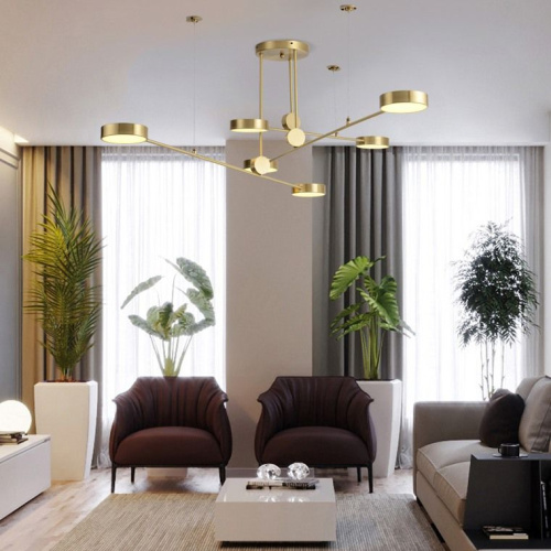 Подвесная Люстра Technum Led Gold By Imperiumloft Подвесная Люстра Technum Led Gold By Imperiumloft