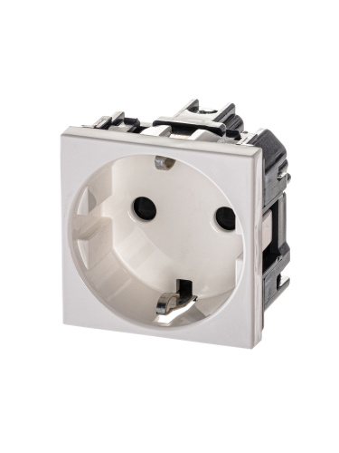 Розетка ABB Zenit с/з 16A 250V со шторками винтовой зажим альпийский белый 2CLA228800N1101 Розетка ABB Zenit с/з 16A 250V со шторками винтовой зажим альпийский белый 2CLA228800N1101
